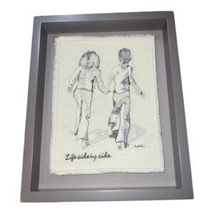 Hallmarks Ken Sheldon Life Side By Side Gray Frame 10X8- NEW